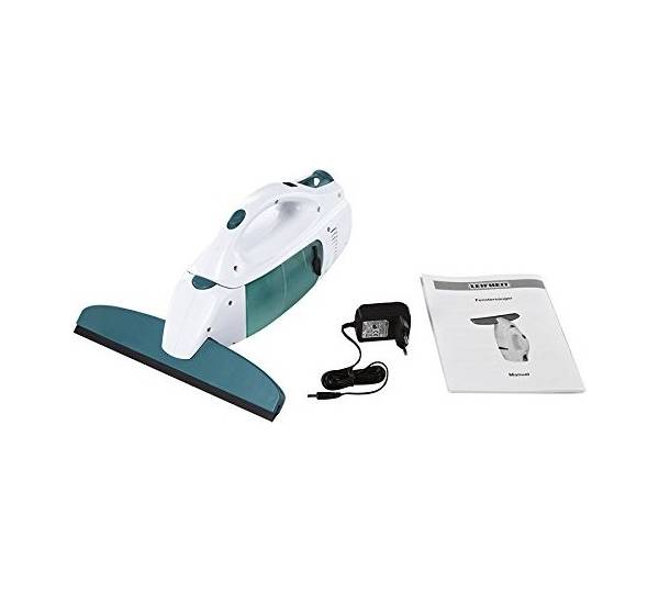 Leifheit Dry&Clean Cordless Window Vacuum Cleaner (3.7V Li-Ion)