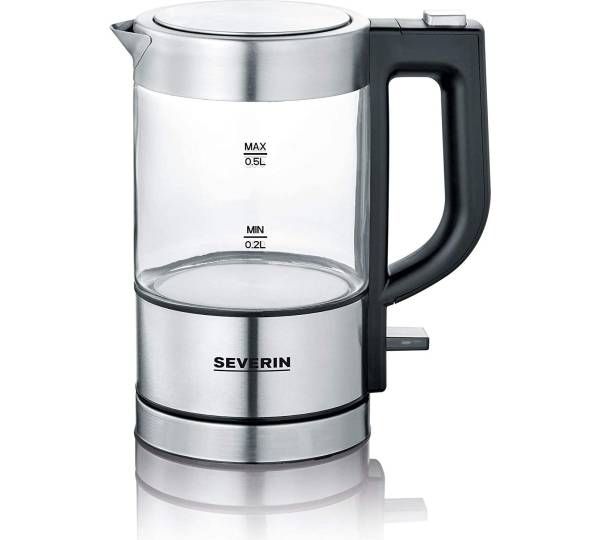 Severin WK 3472 Mini Glass Electric Kettle 0.5L