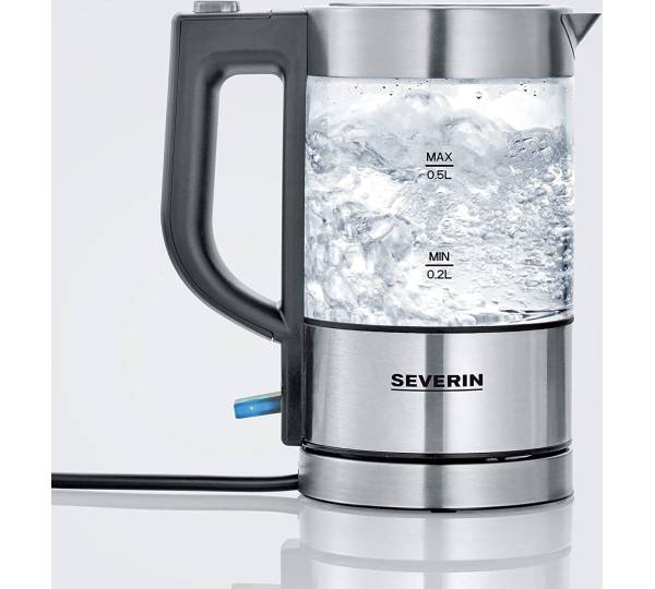 Severin WK 3472 Mini Glass Electric Kettle 0.5L