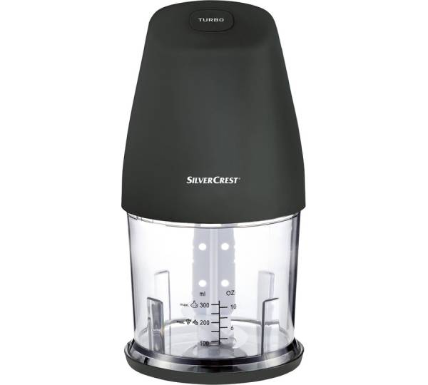 SilverCrest SMZ 260 J4 Mini Chopper 260W 300ml with Turbo - Black