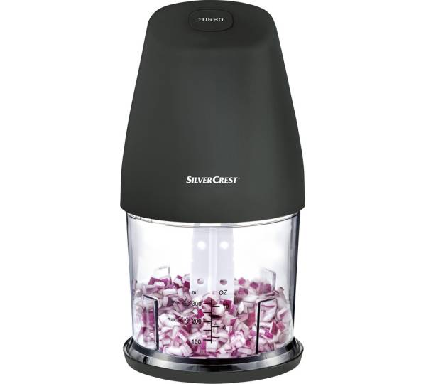 SilverCrest SMZ 260 J4 Mini Chopper 260W 300ml with Turbo - Black