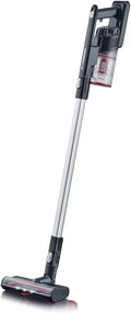 Severin S'Power HV 7966 Cordless 2-in-1 Hand and Stick Vacuum Cleaner, Black/Red