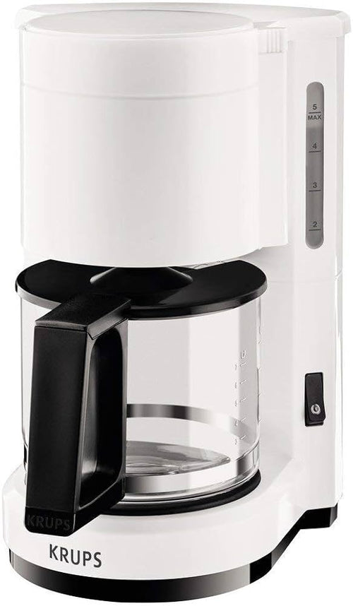 Krups F1830110 Aroma Coffee Maker, White/Black, 24.6 x 19.4 x 27.7 cm