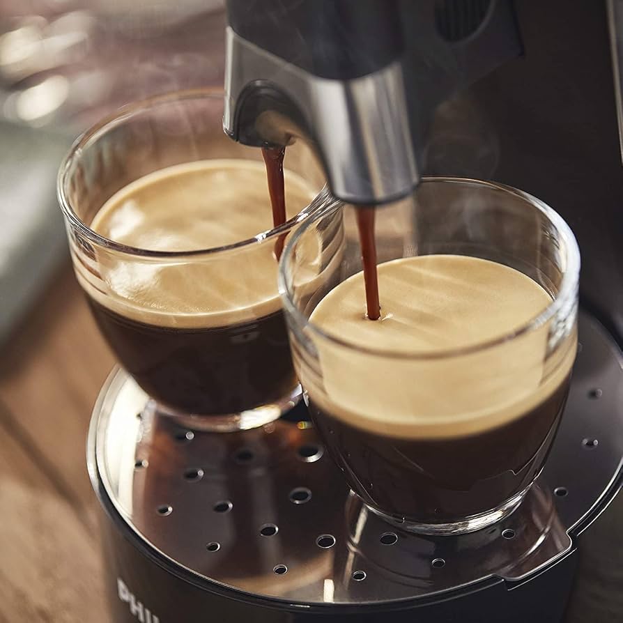 Philips Senseo Select Coffee Pod Machine Bundle with 66 Coffee Pods, 3 Coffee Specialities, Memo Function, Crema Plus, Intensity Plus, Made of Recycled Plastic, 0.9 L, Black (CSA240/60)