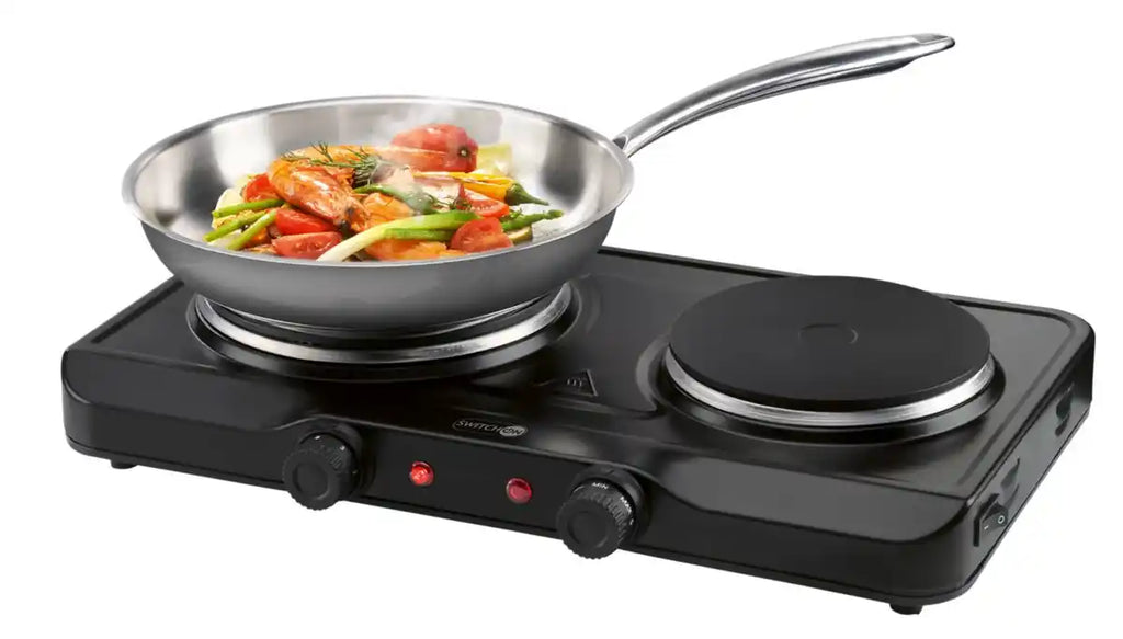 Switch On SODK 2500 E1 Double Hotplate 2500W, Black