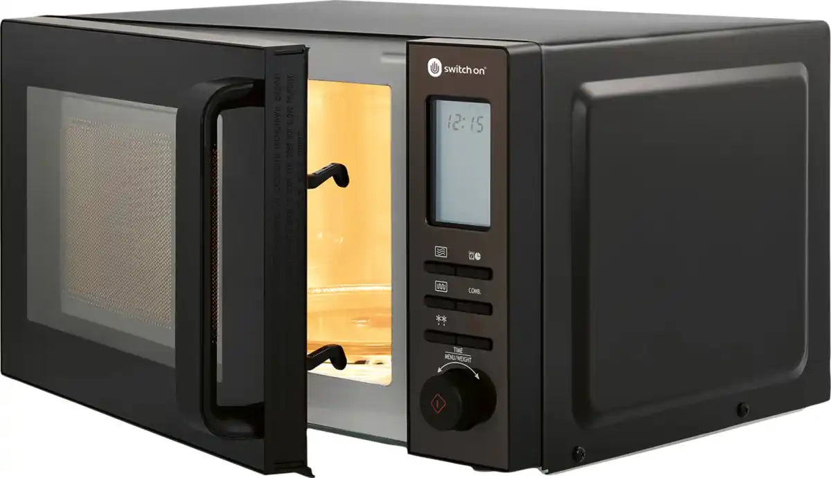 Switch On SOMW 800 F2 Digital Microwave with Grill 20L, Black