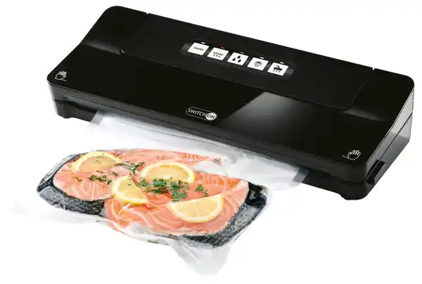 Switch On Vacuum Sealer 125W with Wet & Soft Function, White