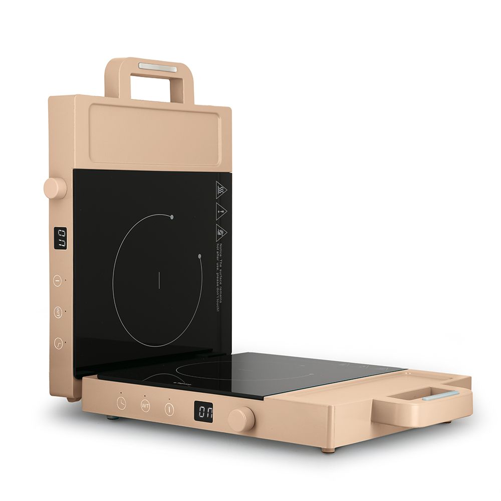 Tognana Iridea Portable Double Induction Plate 3500W, Champagne