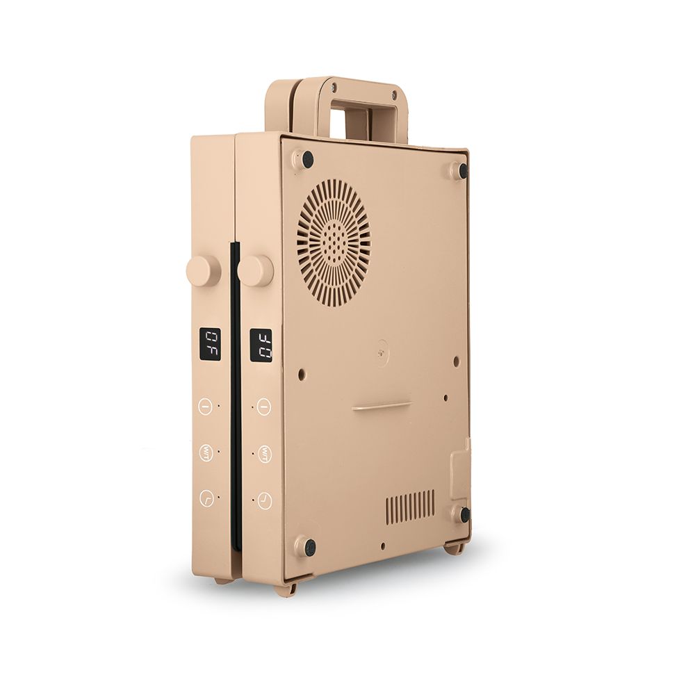 Tognana Iridea Portable Double Induction Plate 3500W, Champagne