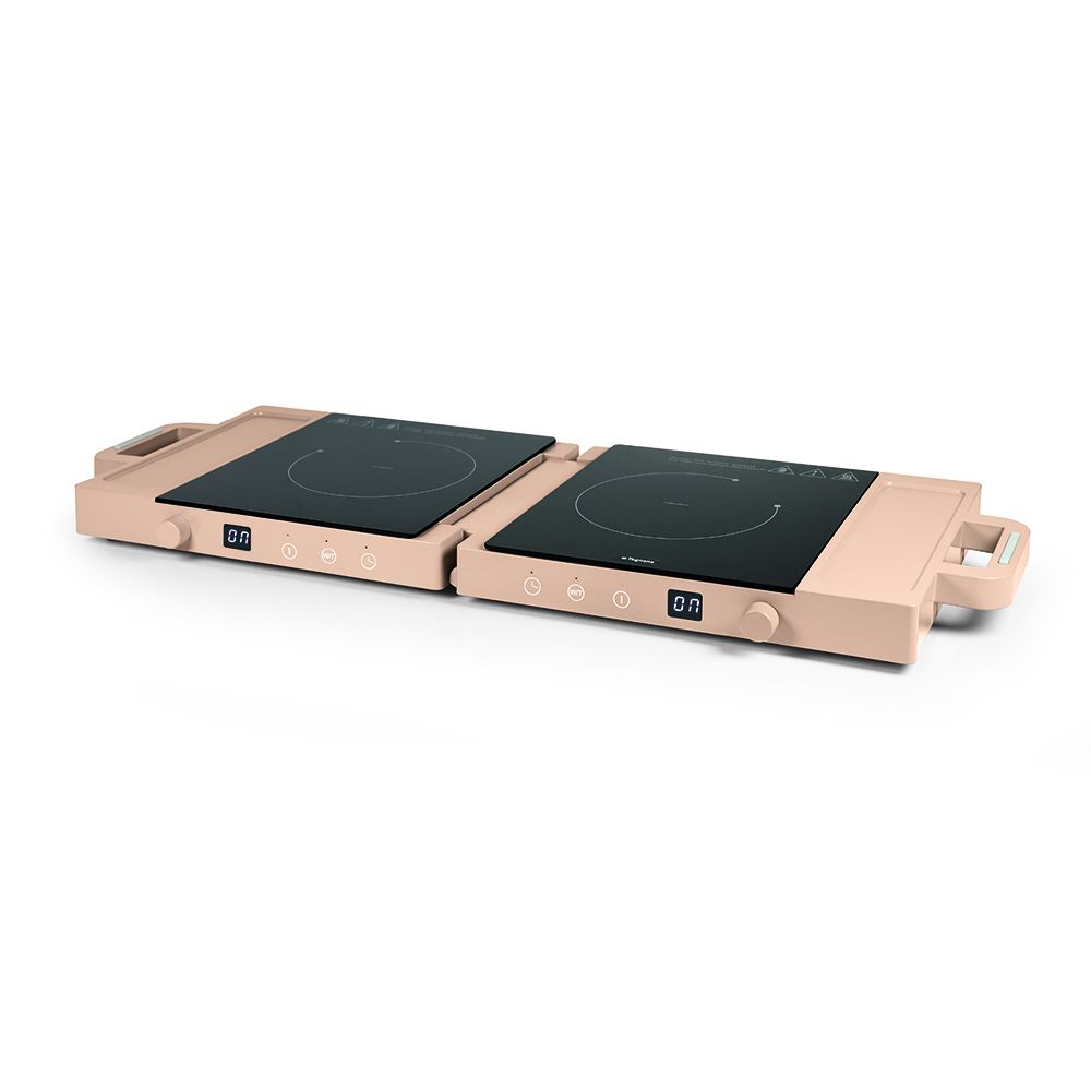 Tognana Iridea Portable Double Induction Plate 3500W, Champagne