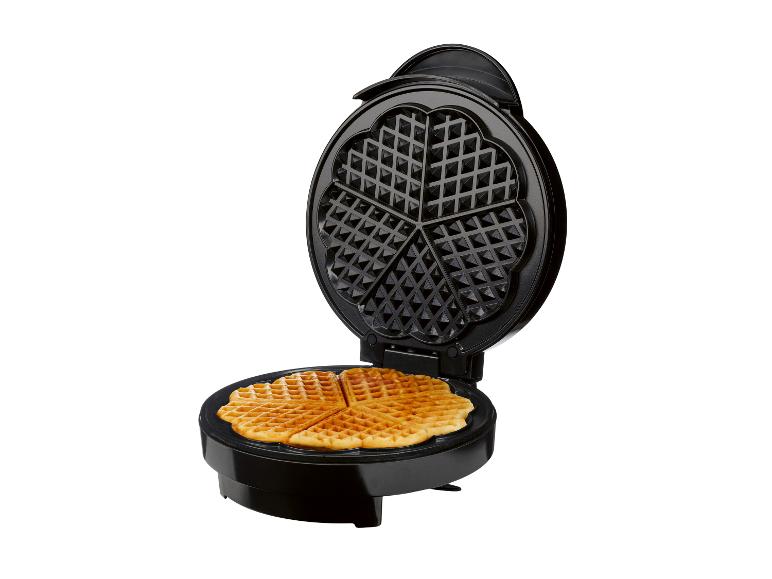SilverCrest Heart Waffle Maker 1200W, Black