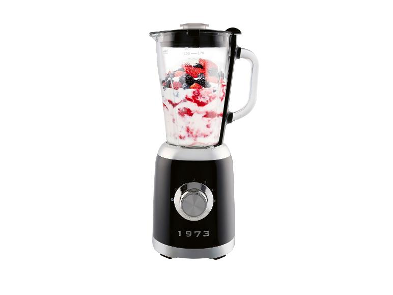 SilverCrest Retro 1973 SSMC 600 C1 Glass Jug Blender 600W 1.75L - Black