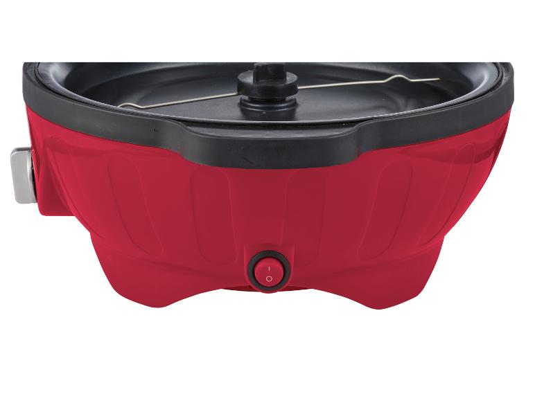 SilverCrest 2-in-1 Popcorn Maker & Almond Roaster, Red
