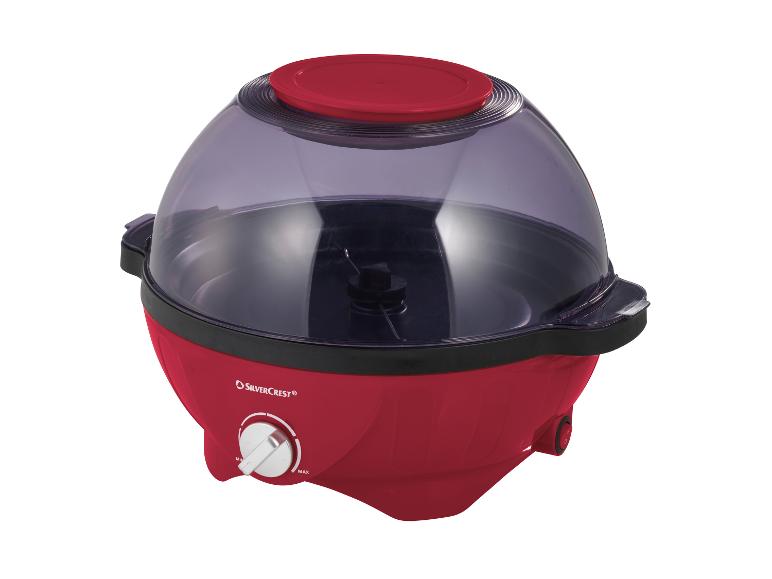 SilverCrest 2-in-1 Popcorn Maker & Almond Roaster, Red