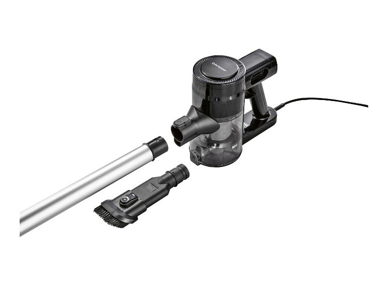 SilverCrest 2-in-1 Corded Stick and Hand Vacuum Cleaner 600W, Black/Silver