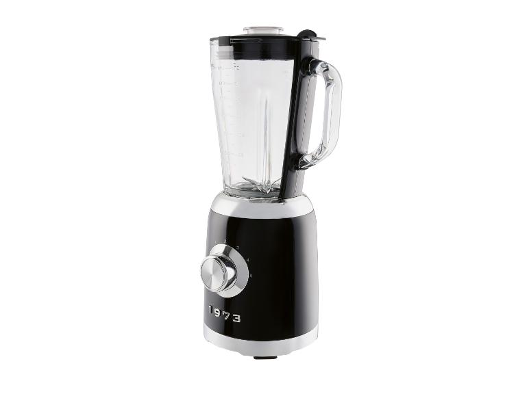 SilverCrest Retro 1973 SSMC 600 C1 Glass Jug Blender 600W 1.75L - Black