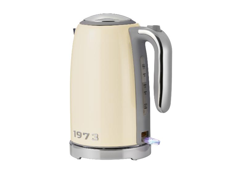 SilverCrest Retro 1973 Electric Kettle, Cream