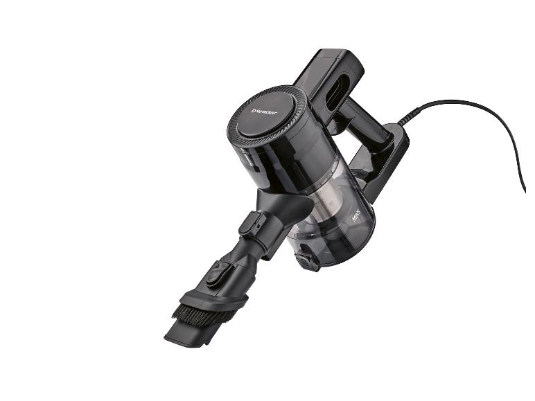 SilverCrest 2-in-1 Corded Stick and Hand Vacuum Cleaner 600W, Black/Silver