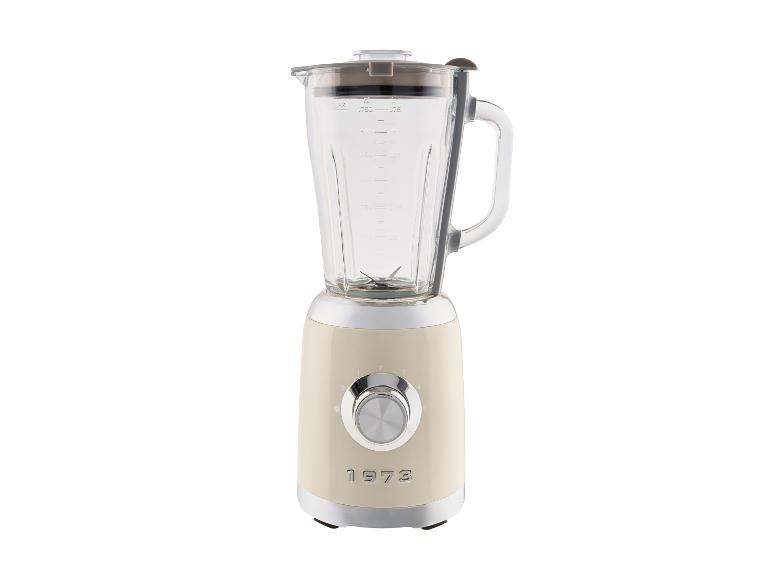 SilverCrest Retro 1973 SSMC 600 C1 Glass Jug Blender 600W 1.75L - Cream