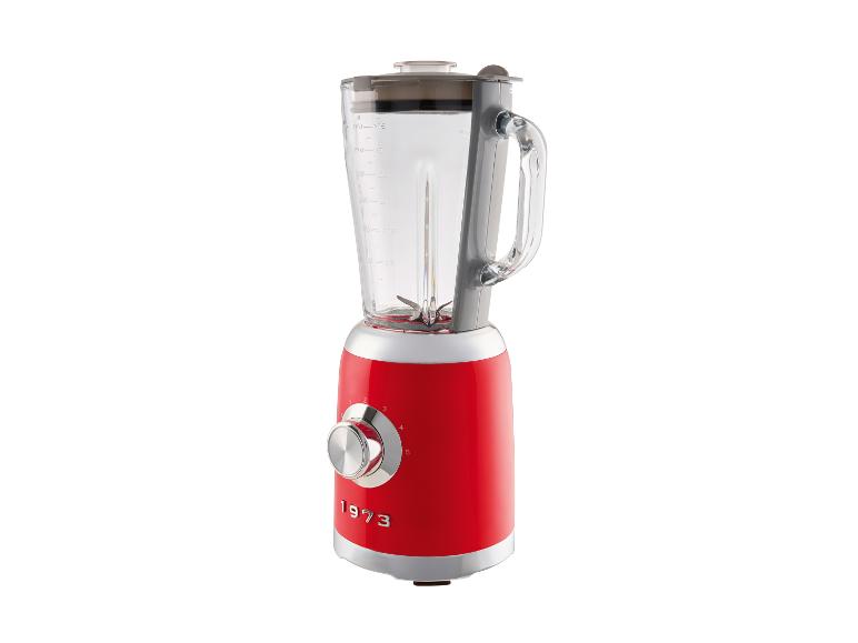 SilverCrest Retro 1973 SSMC 600 C1 Glass Jug Blender 600W 1.75L - Red