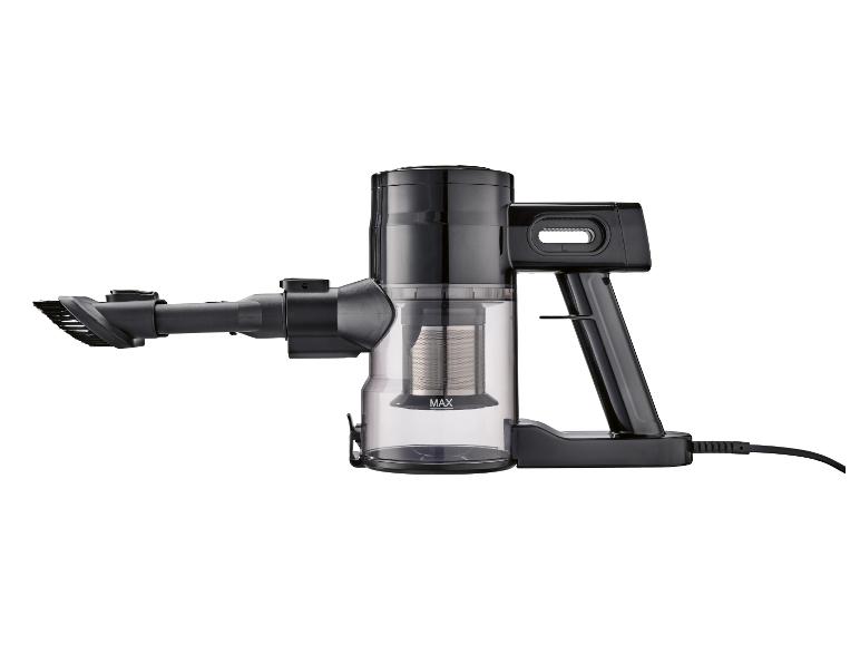 SilverCrest 2-in-1 Corded Stick and Hand Vacuum Cleaner 600W, Black/Silver