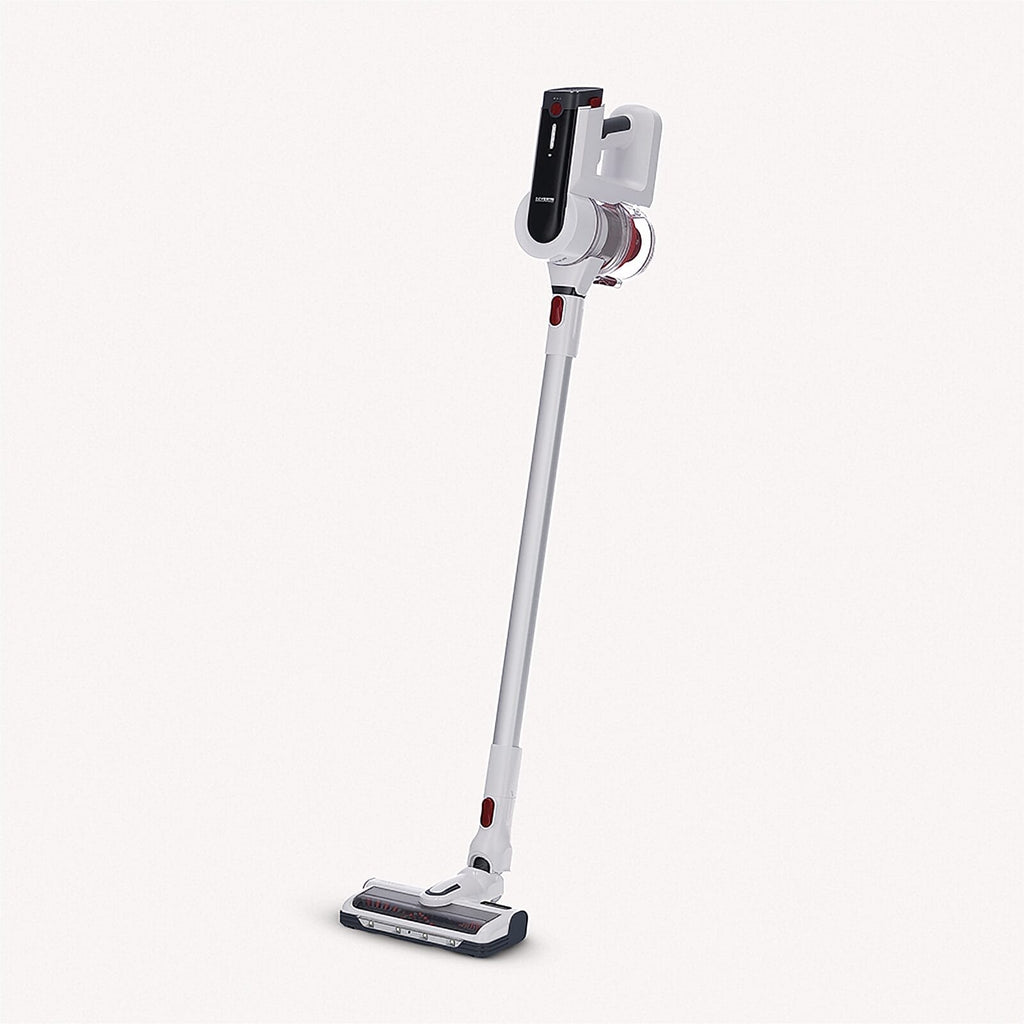 Severin S'Power HV 7166 Cordless 2-in-1 Hand and Stick Vacuum Cleaner, White/Red