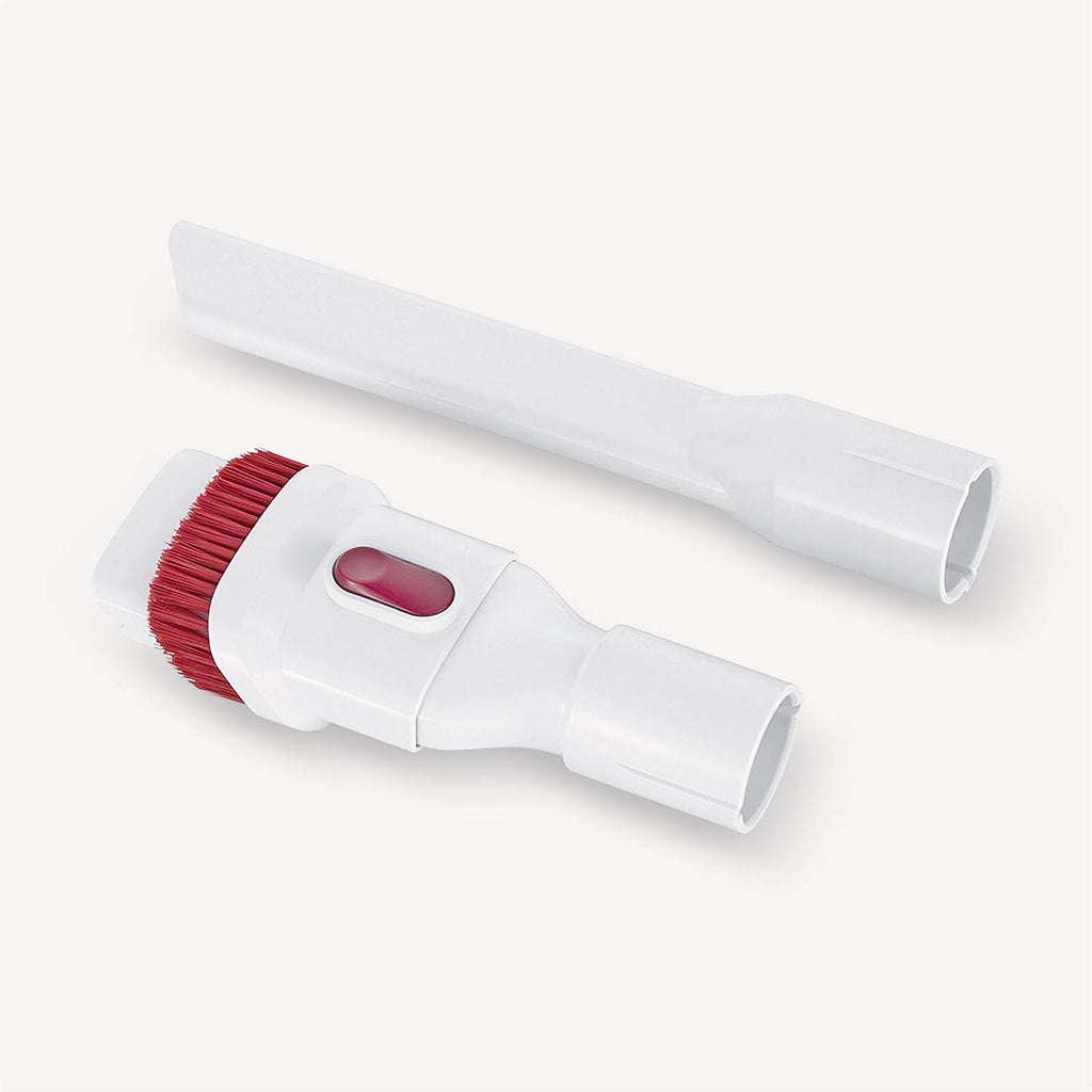 Severin S'Power HV 7166 Cordless 2-in-1 Hand and Stick Vacuum Cleaner, White/Red