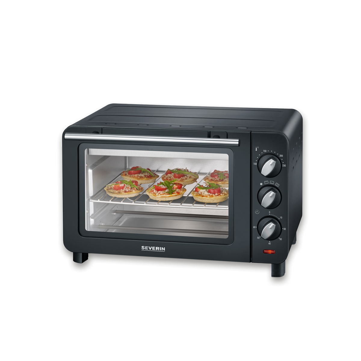 Severin TO 2042 Baking and Toasting Oven 14L, Black
