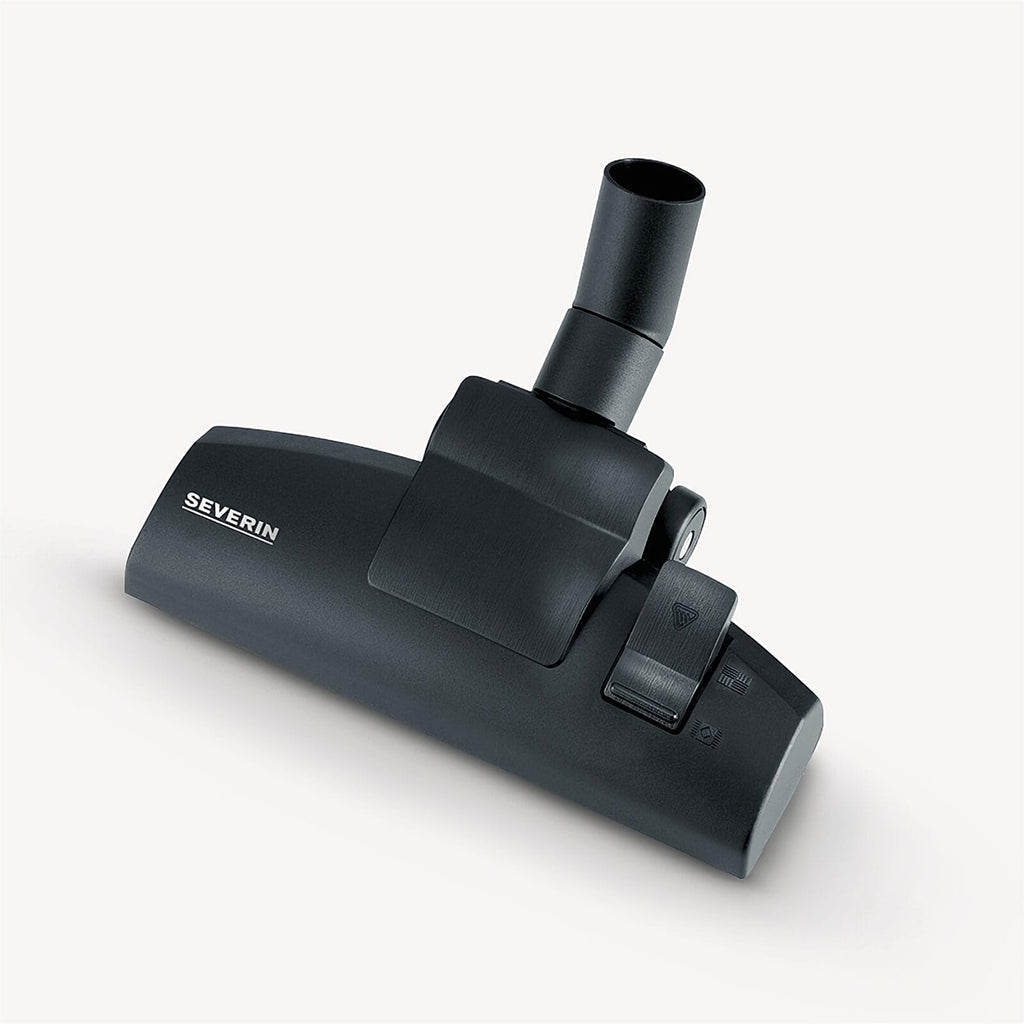 Severin S'POWER BC 7045 Bagged Vacuum Cleaner 750W with Click Comfort Set, Platinum Grey