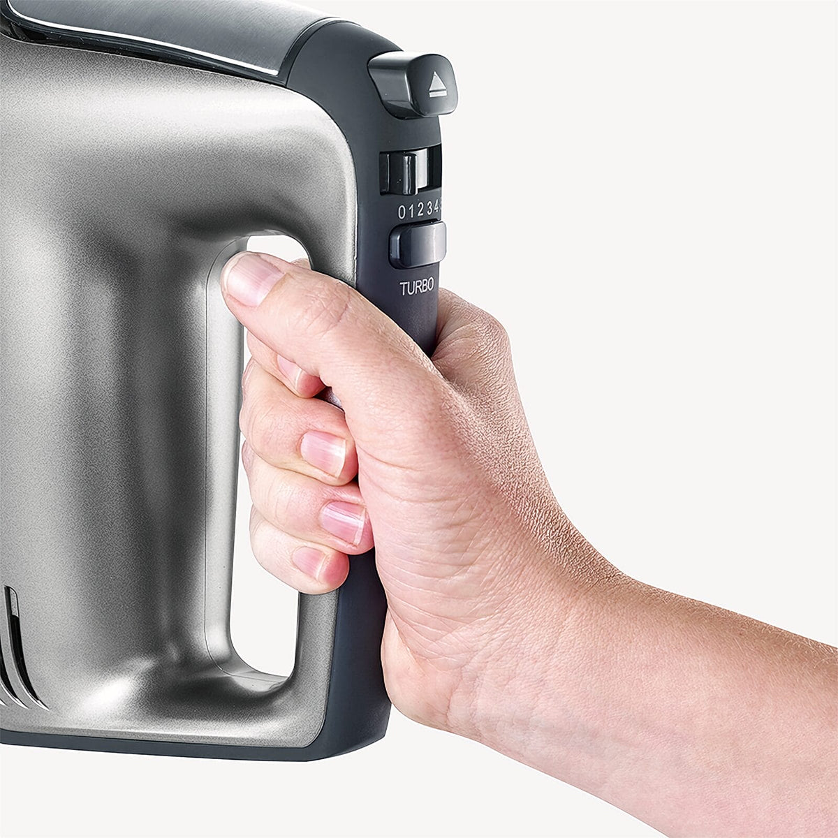 Severin HM 3832 Hand Mixer 400W, Metallic Grey/Black