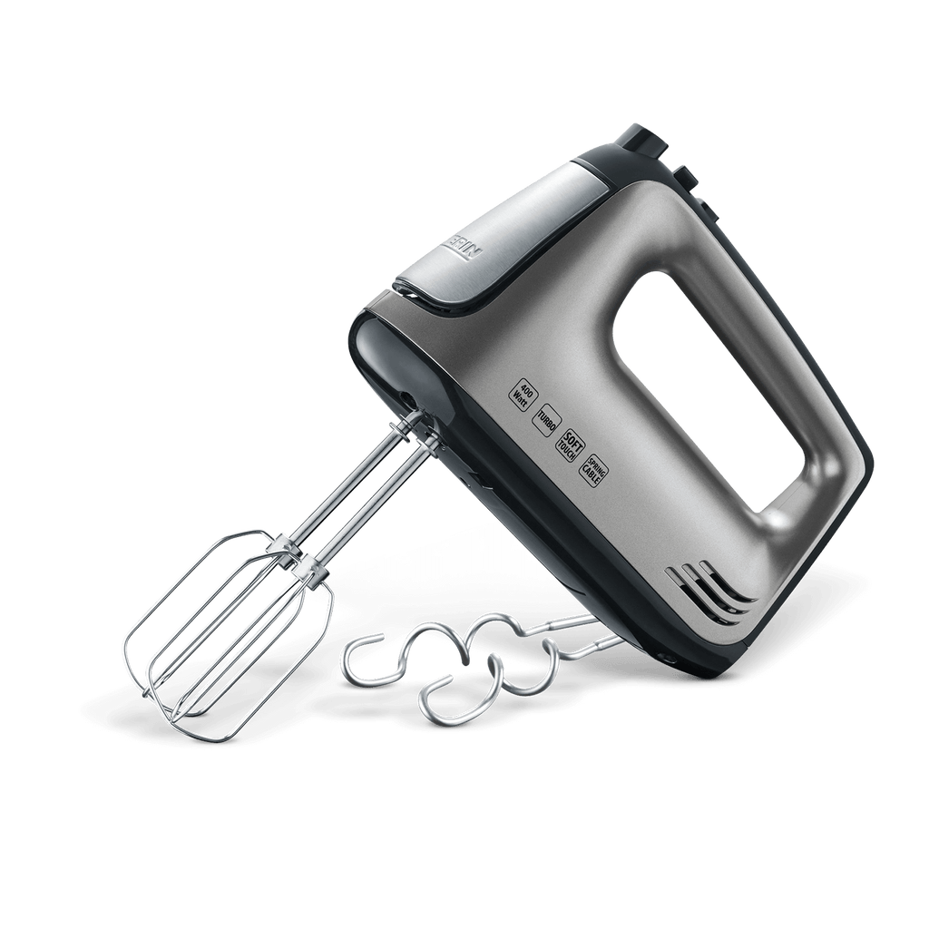 Severin HM 3832 Hand Mixer 400W, Metallic Grey/Black