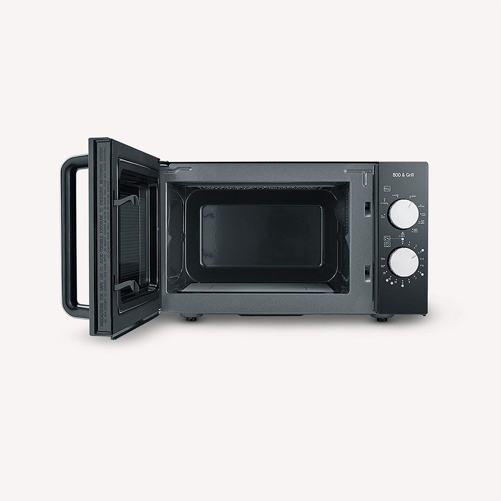 Severin MW 7762 Microwave with Grill and Glass Base 20L, Black