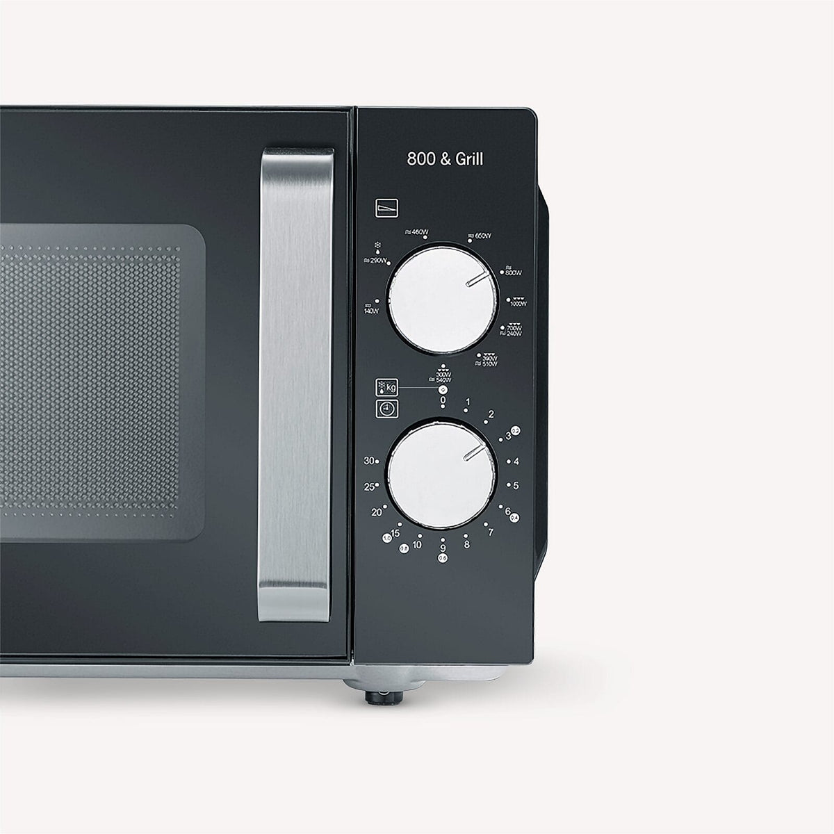 Severin MW 7762 Microwave with Grill and Glass Base 20L, Black