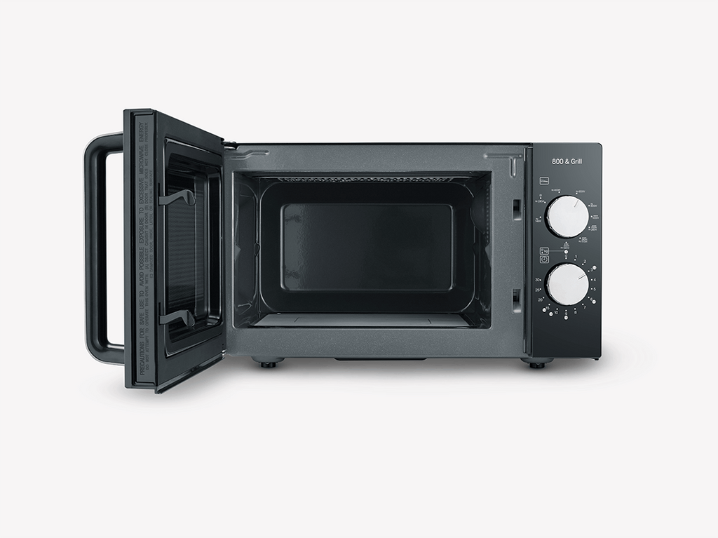 Severin MW 7762 Microwave with Grill and Glass Base 20L, Black