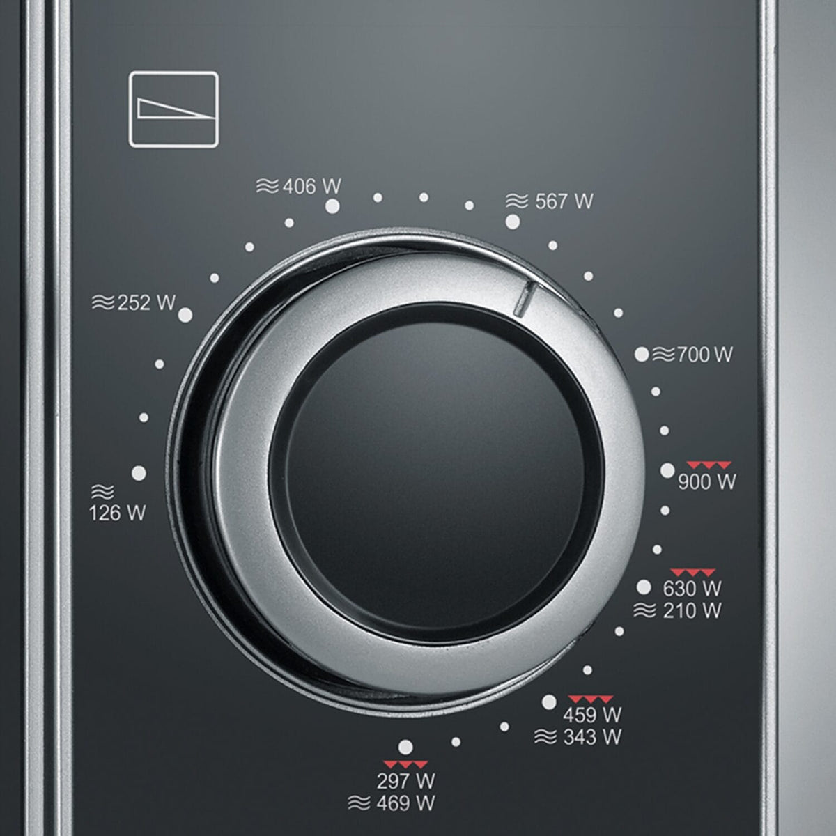 Severin MW 7771 2-in-1 Microwave with Grill 20L, Black/Silver