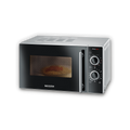 Severin MW 7771 2-in-1 Microwave with Grill 20L, Black/Silver