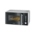 Severin MW 7773 3-in-1 Microwave with Grill and Hot Air 20L, Black/Silver