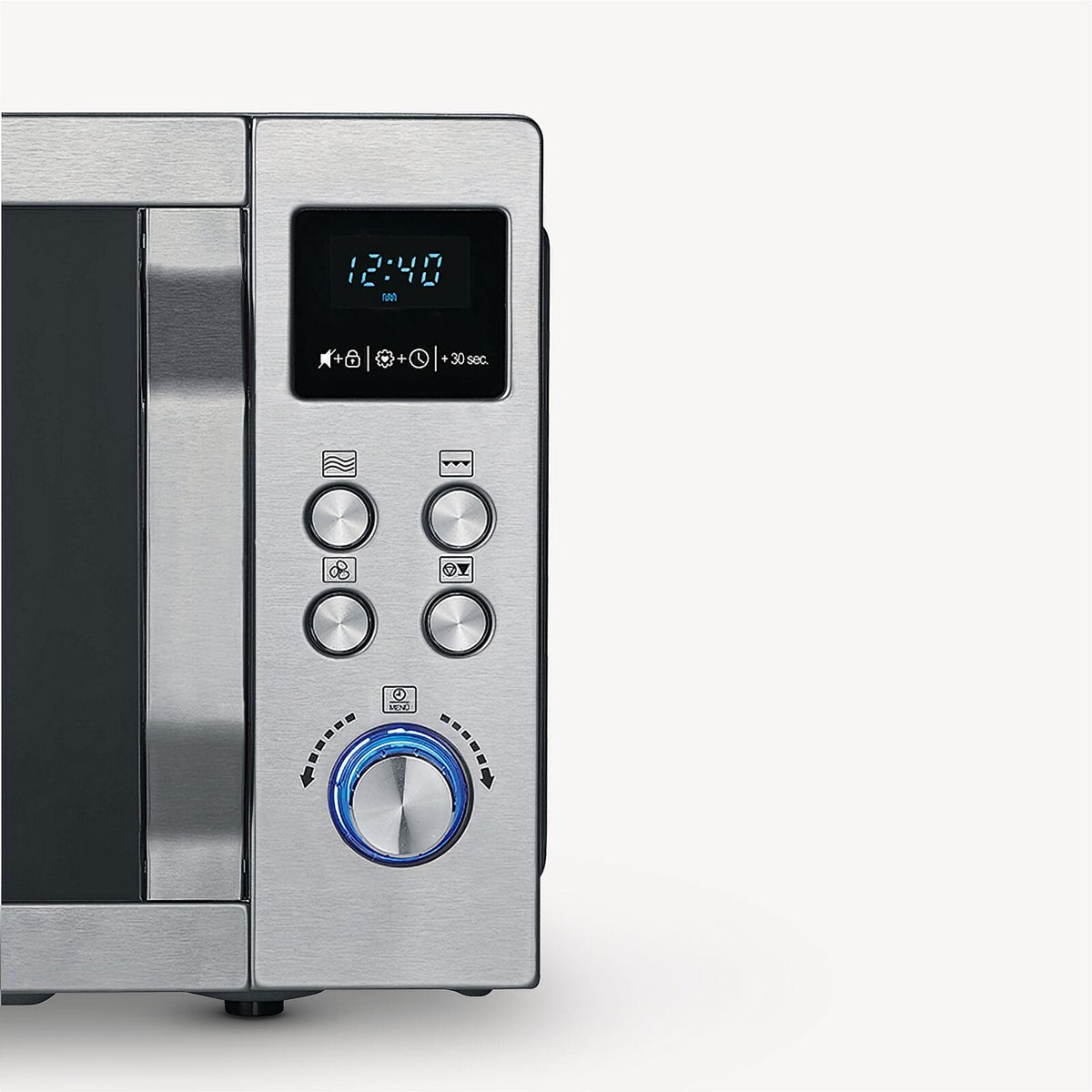 Severin MW 7774 Microwave with Grill and Hot Air 25L, Stainless Steel