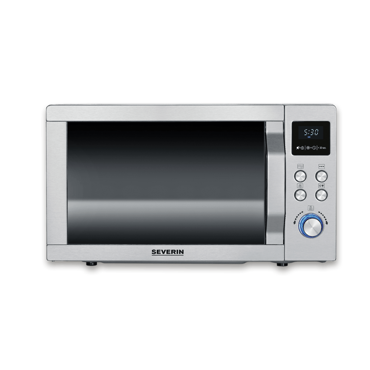 Severin MW 7774 Microwave with Grill and Hot Air 25L, Stainless Steel