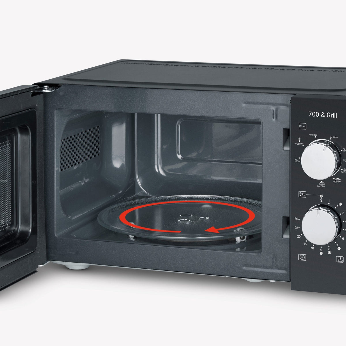 Severin MW 7781 Microwave with Grill 17L, Black