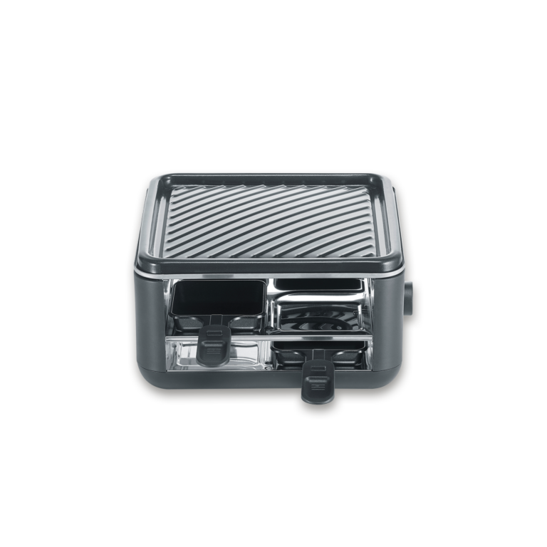 Severin RG 2360 Black Line Lite Raclette Grill, 4 Pans