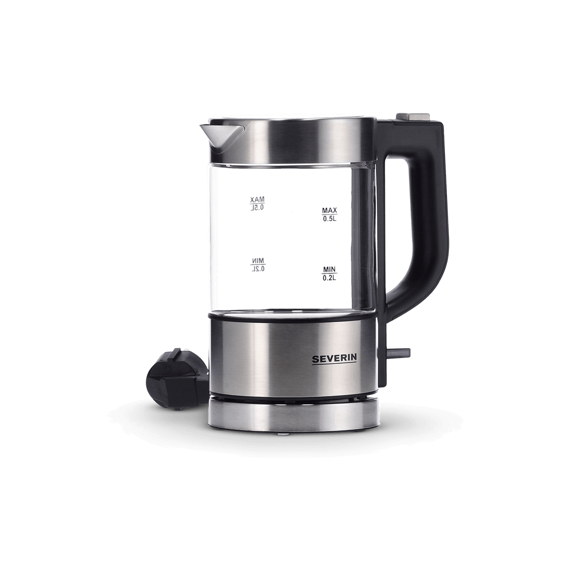Severin WK 3472 Mini Glass Electric Kettle 0.5L