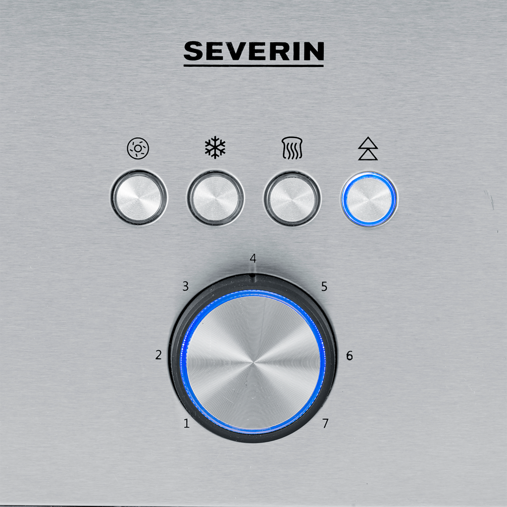 Severin AT 2621 Long-Slot Toaster with Bagel Function 1400W