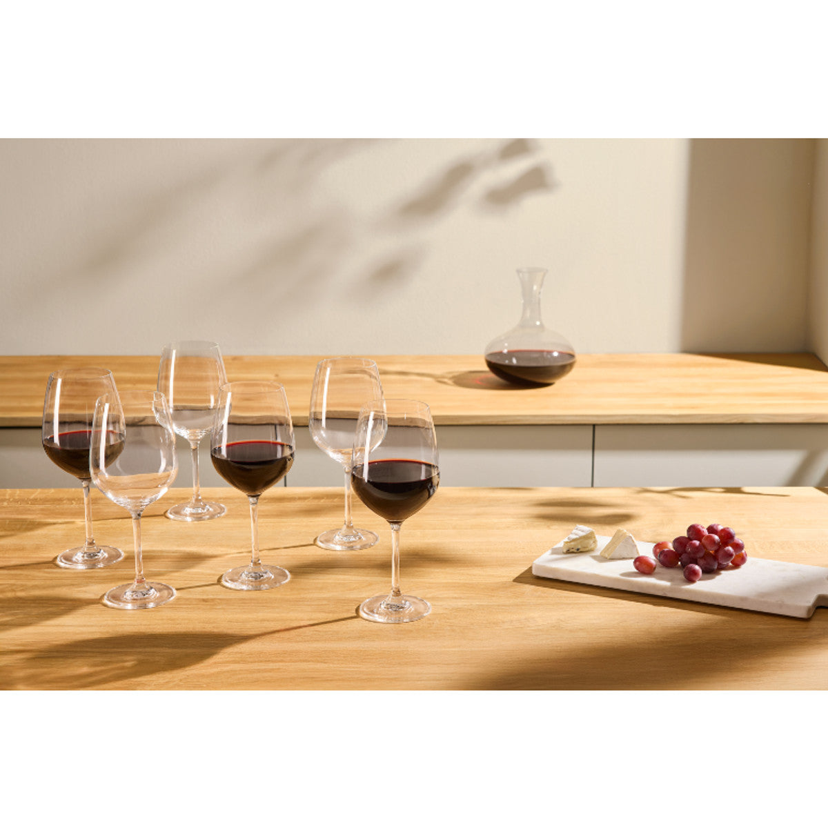SilverCrest Crystal Red Wine Glasses 630 ml, Set of 6