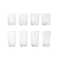 Livarno Home Cut-Design Whisky Glasses 280 ml, Set of 4
