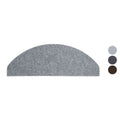 Livarno Home Basic Stair Mat Set, 15 Pieces, Grey, 26 x 65 cm