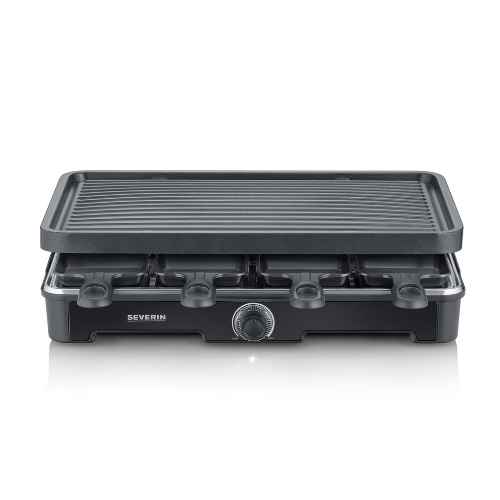 Severin RG 9670 Raclette Grill 1400W for 8 People, Black