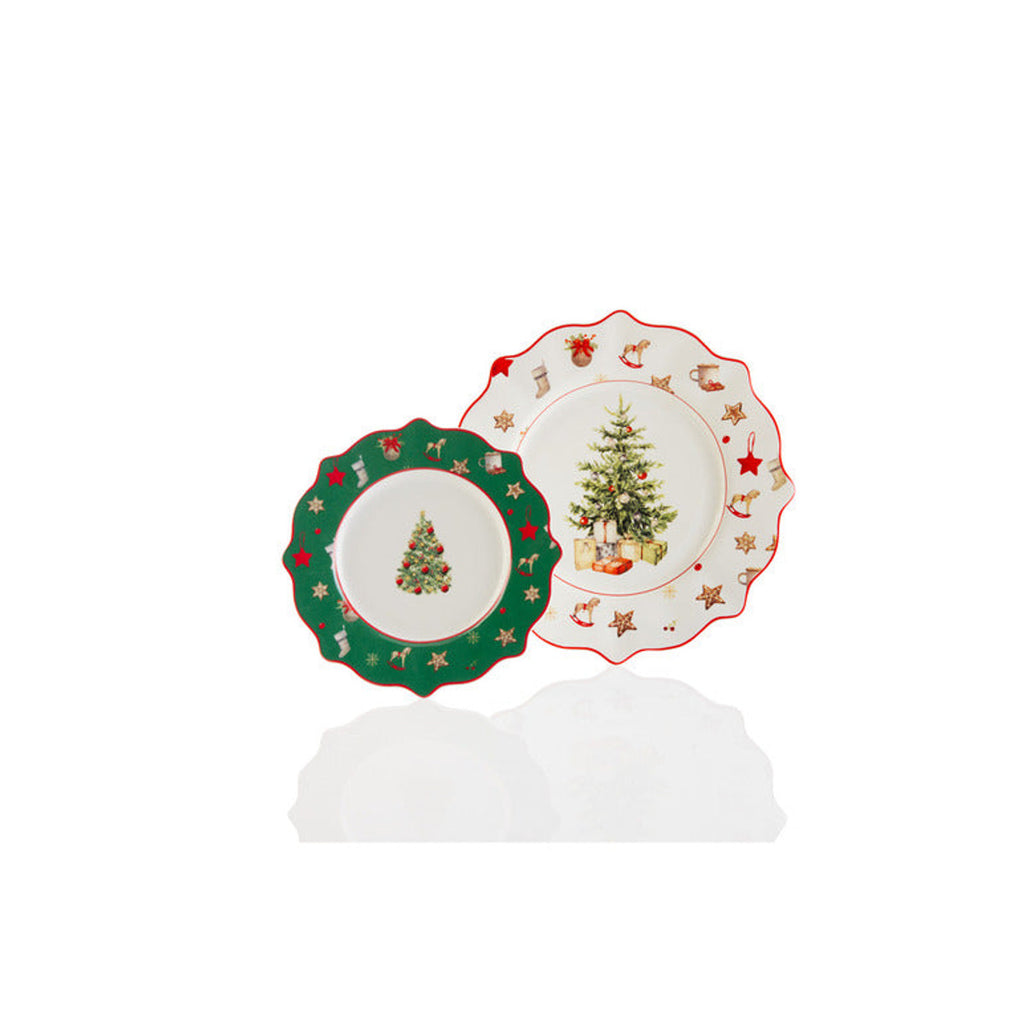 SilverCrest Christmas Serving Plate Set, 2 Pieces