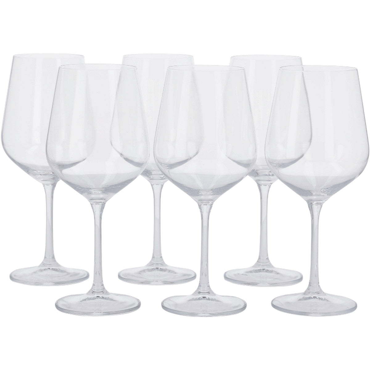 SilverCrest Crystal Red Wine Glasses 630 ml, Set of 6