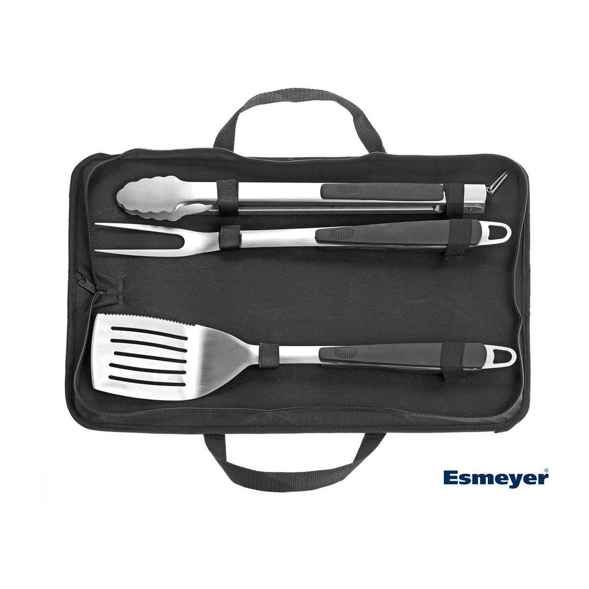 Esmeyer Texas BBQ Tool Set in Nylon Bag, 3-Piece